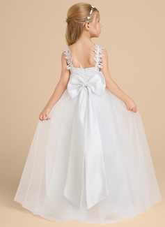 Jurk gala-japon/prinses van tule met strik