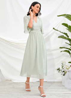 Chiffon Midi Dress