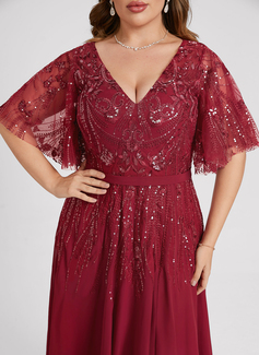 Kjole Maxi i Chiffon