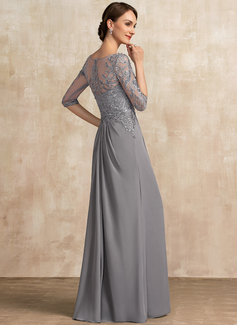 A-line Sequins Lace Dress