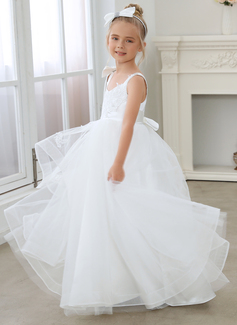 Ball-Gown/Princess Sequins Tulle Dress