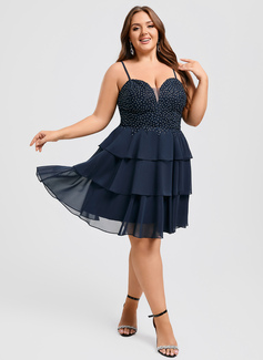 Jurk van kant met sweetheart spaghetti pailletten