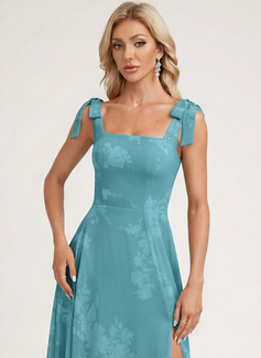 A-line Square Chiffon Dress