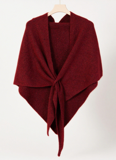 Wool Blends Knit Soft Solid Color Casual Wrap Shawl 