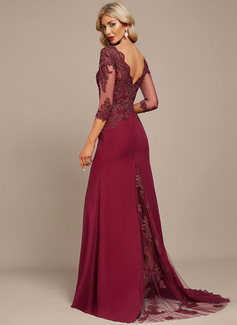 Kjole Maxi i Chiffon