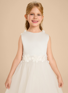 A-line Bow Tulle Dress