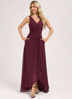 Kleid in A-Linie aus Chiffon