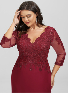 Kjole Maxi i Chiffon