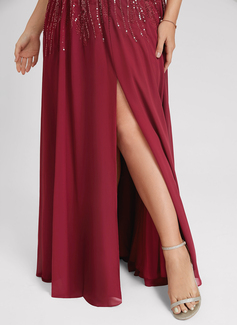 Kjole Maxi i Chiffon