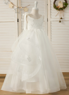 Ball-Gown/Princess Sequins Tulle Dress