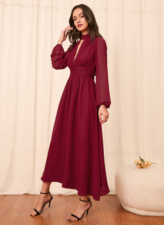 Chiffon Midi Dress