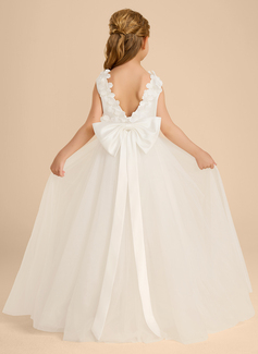 A-line Bow Tulle Dress