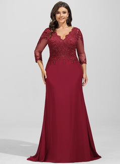 Kjole Maxi i Chiffon