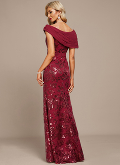 Kjole Maxi i Paljett med Plissert