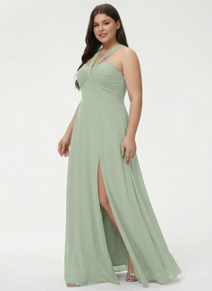 A-line Off the Shoulder Ruffle Chiffon Dress