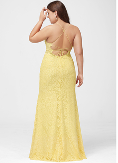 Kotelomekko v-kaula lattiaa hipova pituus pitsi tanssiaismekko jossa tekojalokivi 