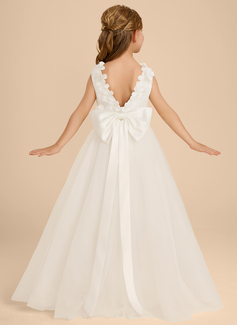 A-line Bow Tulle Dress