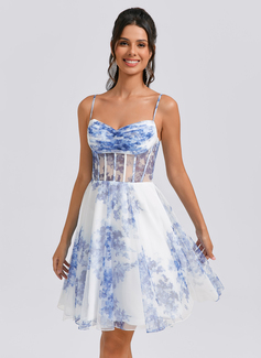 A-line Sweetheart Short Tulle Homecoming Dress With Pleated 