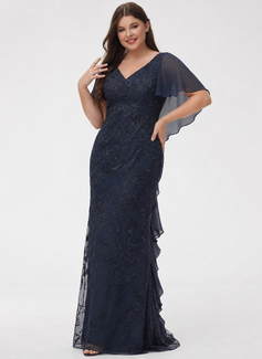 Cape Chiffon Maxi Dress