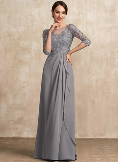 A-line Sequins Lace Dress