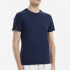 T-shirts pour hommes style classique pour des hommes moderne coton polyester col ras du cou t-shirts à manches courtes 