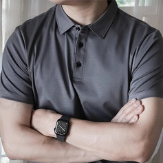 T-shirts pour hommes style classique pour des hommes moderne style formel coton polyester col polo t-shirts à manches courtes (316419363)