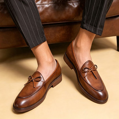 Hombre zapatos de vestir mocasines boda cuero zapatos