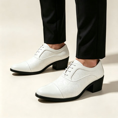 Hombre zapatos de vestir oxfords boda cuero zapatos