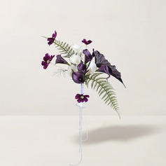 Artificial Wedding Flowers Free-Form Silk Cloth Calla Bridal Bouquets 
