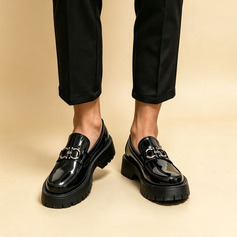 Hombre zapatos de vestir mocasines boda cuero zapatos