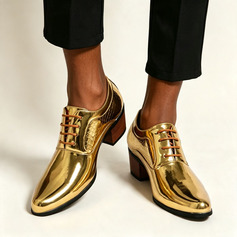 Hombre zapatos de vestir derbies boda cuero zapatos