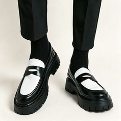 Hombre zapatos de vestir mocasines boda cuero de microfibra zapatos
