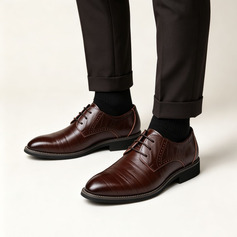 Herren Abendschuhe Derbys Hochzeit Leder Schuhe