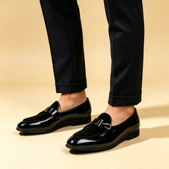 Hombre zapatos de vestir mocasines boda cuero de microfibra zapatos