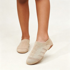 Crianças sapatos de dança flying weave sapatos de treino dança salto raso interior sapatos