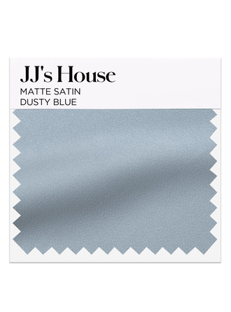 Dusty Blue Matte Satin Swatch
