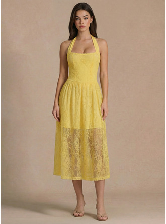 Col carré sans manches fleurs robe