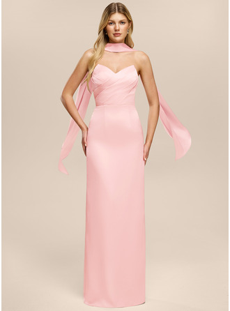 Sweetheart Strapless Floating Strip Dress