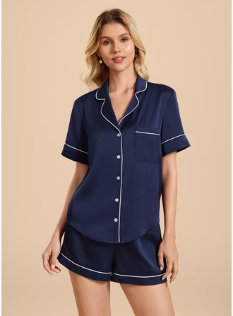 Conjunto de pijama de satén mate