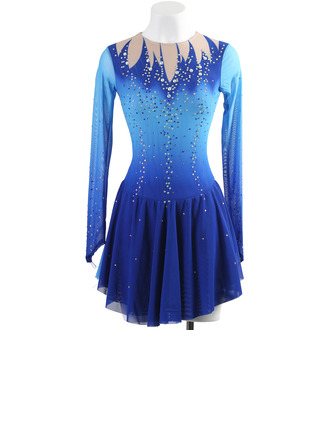 Women's Figure Skating Dresses Rhinestone Competition Dress