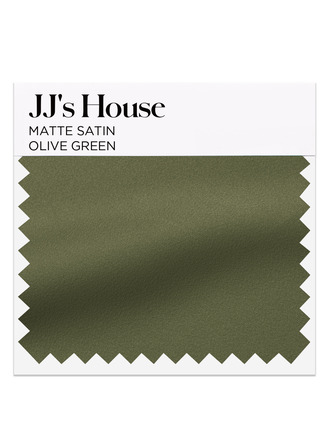 Olive Green Matte Satin Swatch
