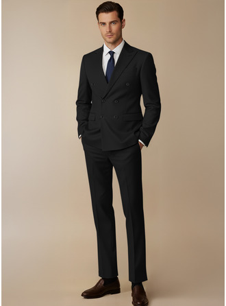 Классический крой Мужской свадьба Костюмы 2 шт. 