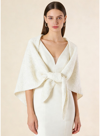 Faux Cashmere Sleeveless Casual Wedding Guest Shawl Wraps