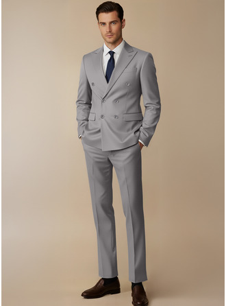 Slim Fit Мужской свадьба Костюмы 2 шт. 