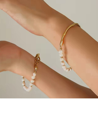 Klassische Art Irregulär Perle Armband 