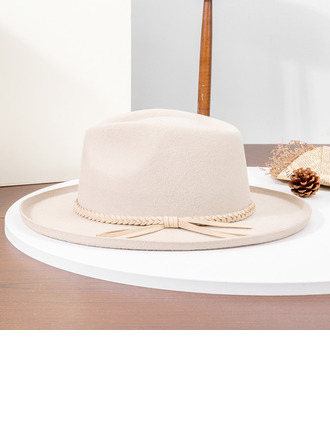 Krempe umklappen Winter Band Wollen Hochzeit Fedorahut 