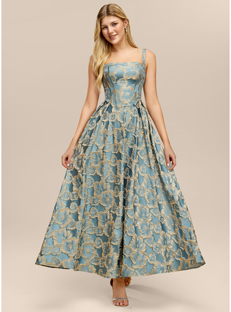Square Sleeveless Jacquard Dress