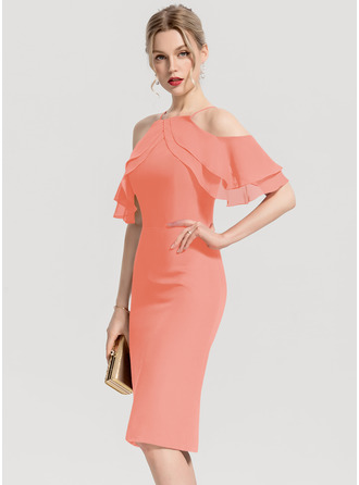 robe fourreau corail