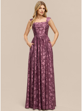 Square Sleeveless Jacquard Dress