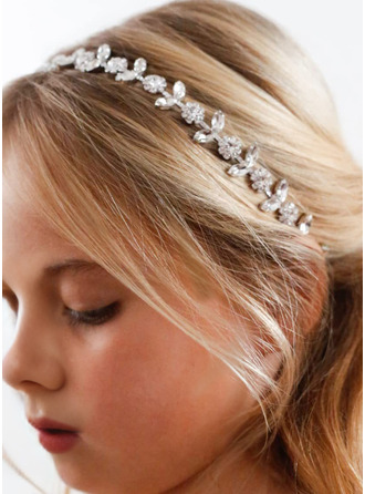 Rhinestones Flower Girl Accessories Headpieces 